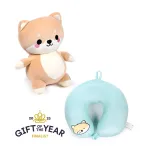 &bdquo;Swapseazzz Adoramals&ldquo; &bdquo;Shuggs the Shiba Inu&ldquo; 2-in-1 pliu&scaron;inė kelioninė pagalvė ir žaislas