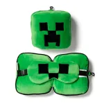 Minecraft Creeper formos kelioninė pagalvė ir akių kaukė