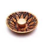 Ruda keraminė smilkalinė &bdquo;Palo Santo&ldquo; lazdelėms