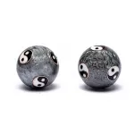 Sveikatos rutuliai Yin Yang Tai Chi pilki - 3,5 cm