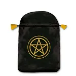 Pentacle satininis juodas mai&scaron;elis kortoms