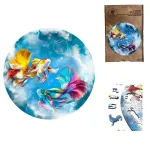 Žuvys (Zodiakai) Dėlionė I&scaron; Medžio (200 detalių) Fantasy Puzzles