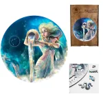 Vandenis (Zodiakai) Dėlionė I&scaron; Medžio (200 detalių) Fantasy Puzzles