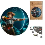 &Scaron;aulys (Zodiakai) Dėlionė I&scaron; Medžio (200 detalių) Fantasy Puzzles