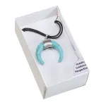 Teal Magnesite amuletas pakabukas