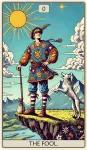Tarot: The Fool Dėlionė I&scaron; Medžio (250 detalių) Fantasy Puzzles