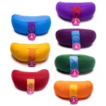 Meditacijos pagalvėlė &bdquo;Pusmėnulis&ldquo; SET &bdquo;7 čakros&ldquo; &ndash; &plusmn;1008 g; 33x13 cm