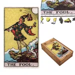 Tarot: The Fool (Rider-Waite) Dėlionė I&scaron; Medžio (250 detalių) Fantasy Puzzles