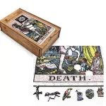 Tarot: Death (Rider-Waite) Dėlionė I&scaron; Medžio (250 detalių) Fantasy Puzzles
