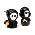 &bdquo;Skull Boy & Ghost Boy&ldquo; keramikos druskos ir pipirų rinkinys