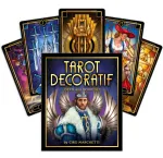 Tarot Decoratif Deck and Book Set kortų ir paai&scaron;kinimų knygos rinkinys