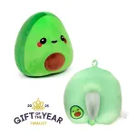 &bdquo;Swapseazzz Foodiemals&ldquo; &bdquo;Pedro the Avocado&ldquo; 2-in-1 pliu&scaron;inė kelioninė pagalvė ir žaislas