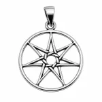 Sidabrinis amuletas &bdquo;Septynkampė Žvaigždė&ldquo;