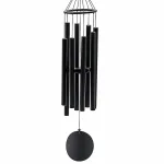 Vėjo varpeliai &bdquo;Pure Sound&ldquo; &ndash; E-dur muzikinė gama, juodi, 95 cm