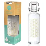 Soulbottle &bdquo;Gyvybės gėlė&ldquo; &ndash; stiklinė gertuvė (600 ml)