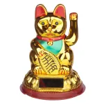&bdquo;Maneki Neko&ldquo; &ndash; auksinė laimę ne&scaron;anti mojuojanti katė, maitinama saulės energija