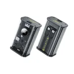 WEKOME WK-WP-345 Vanguard powerbankas, 10000 mAh, įmontuoti USB-C ir Lightning kabeliai, PD 20 W + QC 22,5 W, juodas