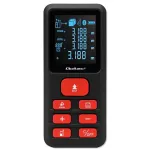 Lazerinis atstumo matuoklis QOLTEC 50688 su LCD ekranu, matavimo diapazonas iki 120 m