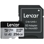 Lexar Silver Plus 256GB microSD kortelė C10 A2 U3 V30 205/150MB/s