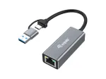 Equip 133495 USB-C / USB-A prie 2,5 Gigabit Ethernet tinklo adapteris