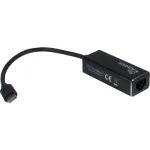 Inter-Tech Argus IT-811 - tinklo adapteris - USB-C - Gigabit Ethernet - juodas (88885438)