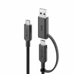 ALOGIC Elements Series USB-C į USB-C laidas su USB-A adapteriu 1,2m 5A 10Gbps