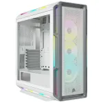 CORSAIR Icue 5000T vidutinio dydžio ATX kompiuterio korpusas - RGB - grūdintas stiklas - baltas