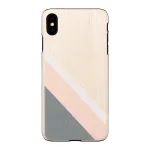 Dėklas iPhone XS Max man and wood &ndash; rožinis kostiumas, juodas