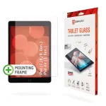 Displex Tablet Glass (9H) Apple iPad (7./8./9. kart.) / Air (3. kart.) su EASY-ON&reg; Eco montavimo rėmeliu, nedūžtantis, itin plonas, nematomas