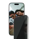 PanzerGlass SAFE. by &reg; 2 krypčių privatumo apsauginis stiklas iPhone 17 Pro | Ultra-Wide Fit su EasyAligner
