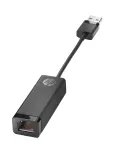 HP USB 3.0 į Gigabit RJ45 adapteris G2, laidinis, USB, Ethernet, juodas