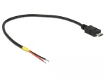 USB laidas DeLOCK 85541 Micro-USB B 0,2 m Juoda