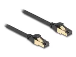 DeLOCK RJ45 Cat.6A S/FTP jungiamasis kabelis 0,3 m juodas