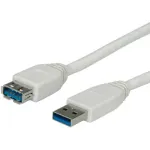 USB 3.0 laidas VALUE A - A M/F 0,8 m