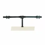 VALUE Triple LCD Arm Desk Clamp juodas &ndash; trijų monitorių laikiklis su spaustuvu
