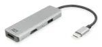 ACT USB-C 4K multiport adapteris 2 HDMI monitorams, USB-A duomenų prievadas