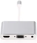 Microconnect LIGHT-HUB4 Lightning sąsajos stotelė, 3 &times; 3,5 mm, 480 Mbit/s, sidabrinė