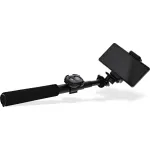 InLine Selfie Stick 4 kojos su mini trikoju aliuminis juodas maks. 0,75 m