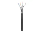 Goobay CAT 6 lauko tinklo kabelis, S/FTP (PiMF), 100 m - varis, AWG 24/1 (vientisas), LSZH (77624)