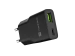 Maitinimo adapteris NATEC Ribera NUC-2377 &mdash; 1&times;USB-A, 1&times;USB-C, 3 A i&scaron;ėjimas