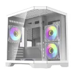 Korpusas Darflash FT350 su 5 aRGB ventiliatoriais (baltas)