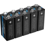 Ansmann 1505-0002 - Einwegbatterie - Lithium - 9 V - 5 St&uuml;ck(e) - Schwarz - -40 - 60 &deg;C