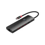 MicroConnect USB3.2CCOM20 USB-C į HDMI mini doko stotelė, 4K 60Hz, RJ45, 3x USB-A