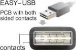 USB kabelis DeLOCK 85194 USB 2.0 2m Baltas