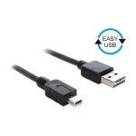 USB kabelis DeLOCK 0.5m USB2.0-A USB2.0 Mini-B