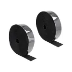 DeLOCK Heavy-duty lipnusis kabliuko ir kilpelės diržas, juodas, 15 m x 50 mm
