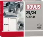 Segtukai NOVUS 23/24, juostelė po 1000 vnt., tinka suderinamiems segtuvams