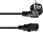Maitinimo laidas Omnitronic Kaltger&auml;te 3x0,75 mm&sup2;, 1,5 m, juodas