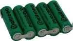 Beltrona RTU5AAZ baterijų paketas 5x Mignon (AA) su lituojamais kontaktais NiMH 6 V 2200 mAh (BELRTU5AAZ)
