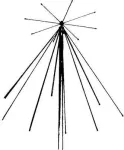 Antena Alan Elektronik Midland Albrecht 6161 Sky Band SE 900 plačiajuostė